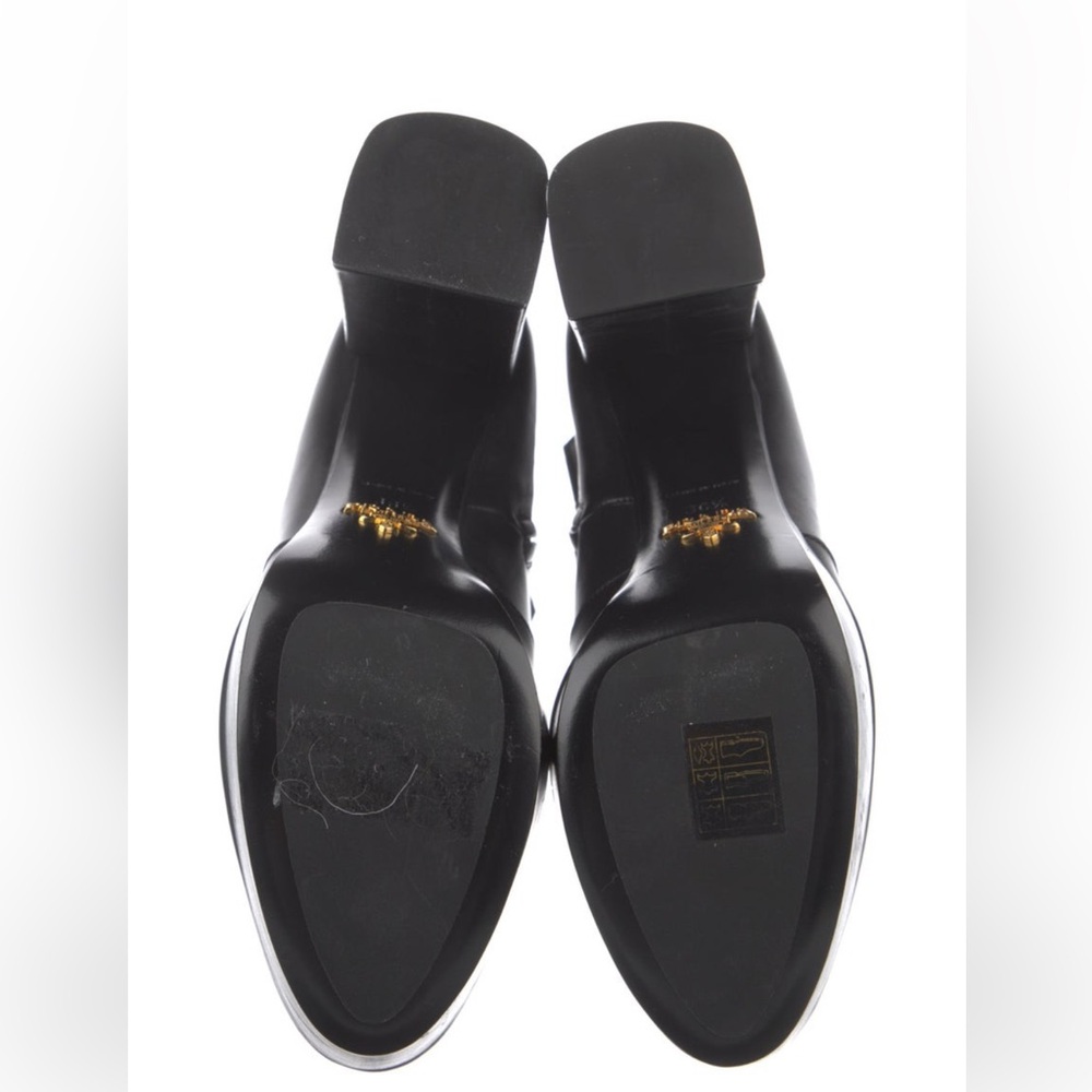 #Platform Booties #Prada #Leather #Highheel #Ankl… - image 5